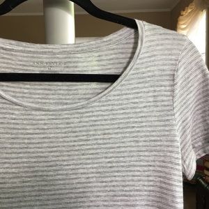 Ann Taylor - Cotton Scoop Tee Medium
